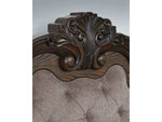 MAYLEE009:Maylee Upholstered Panel Bed &, 
