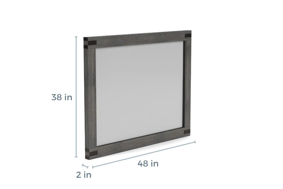MODMEACK1:Meadow Panel Bed & Dresser & M, 