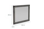 MODMEAF01:Meadow Panel Bed & Dresser & M, 