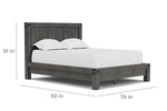 697100703:Meadow Panel Bed, 