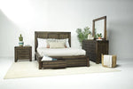 MEADOW068:Meadow Panel Bed & Dresser & M, Styled