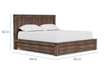 MEADOW007:Meadow Panel Bed, 