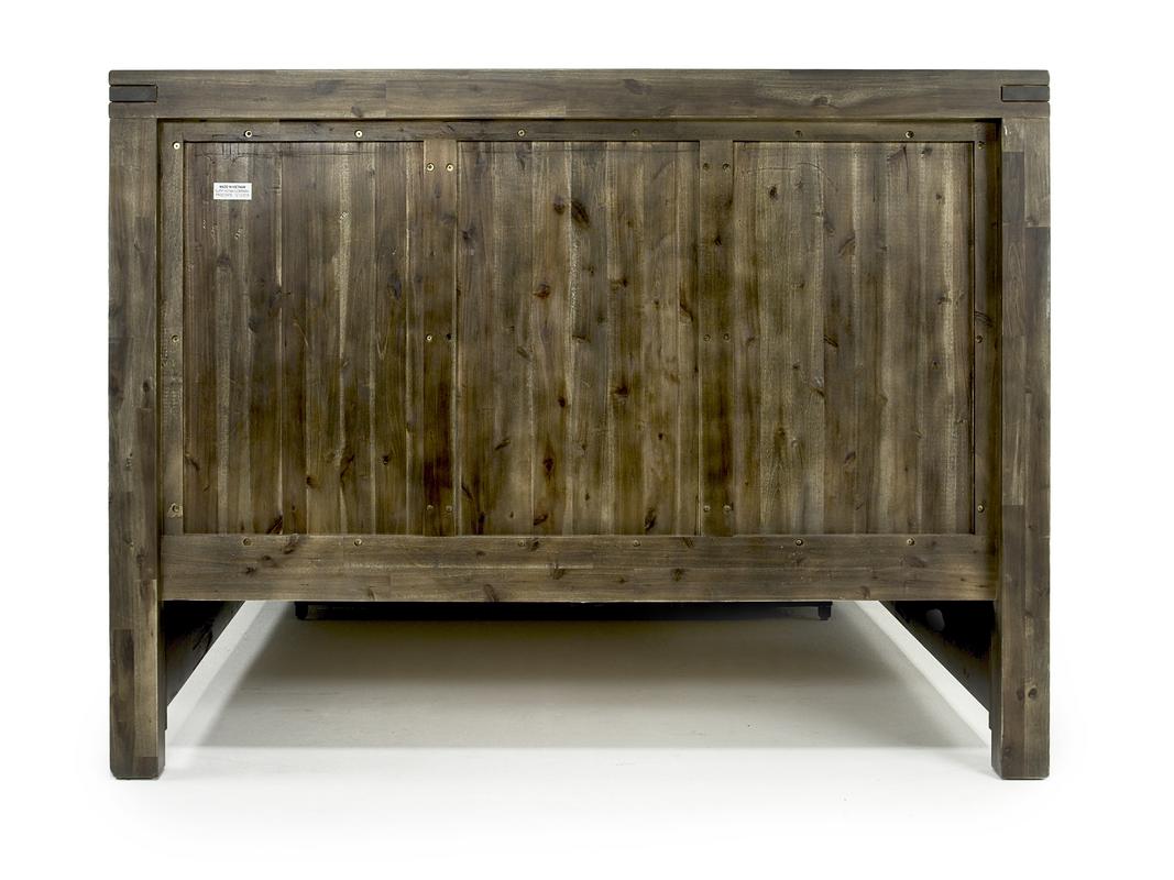 MEADOW013:Meadow Panel Bed w/ Storage in Gray, Queen, Image 4