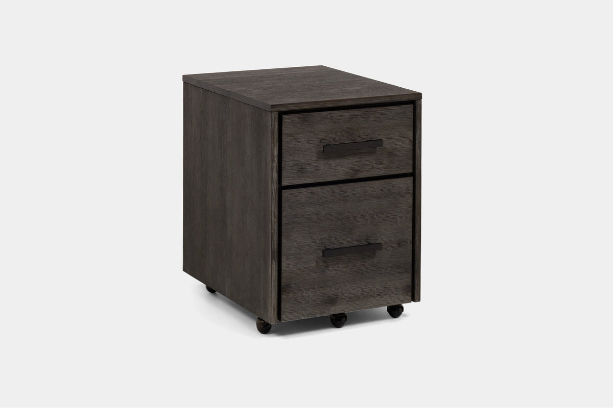 MEADOWGR0:Meadow Office Desk & File Cabinet, Angled