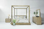 MELBOURNA:Melbourne Canopy Bed & Dresser, Styled