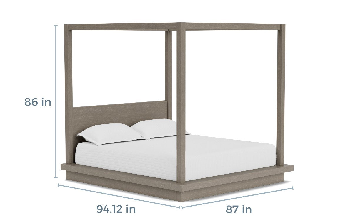 MELBEDR23:Melbourne Canopy Bed, 