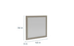 MELBEDR16:Melbourne Panel Bed & Dresser , 