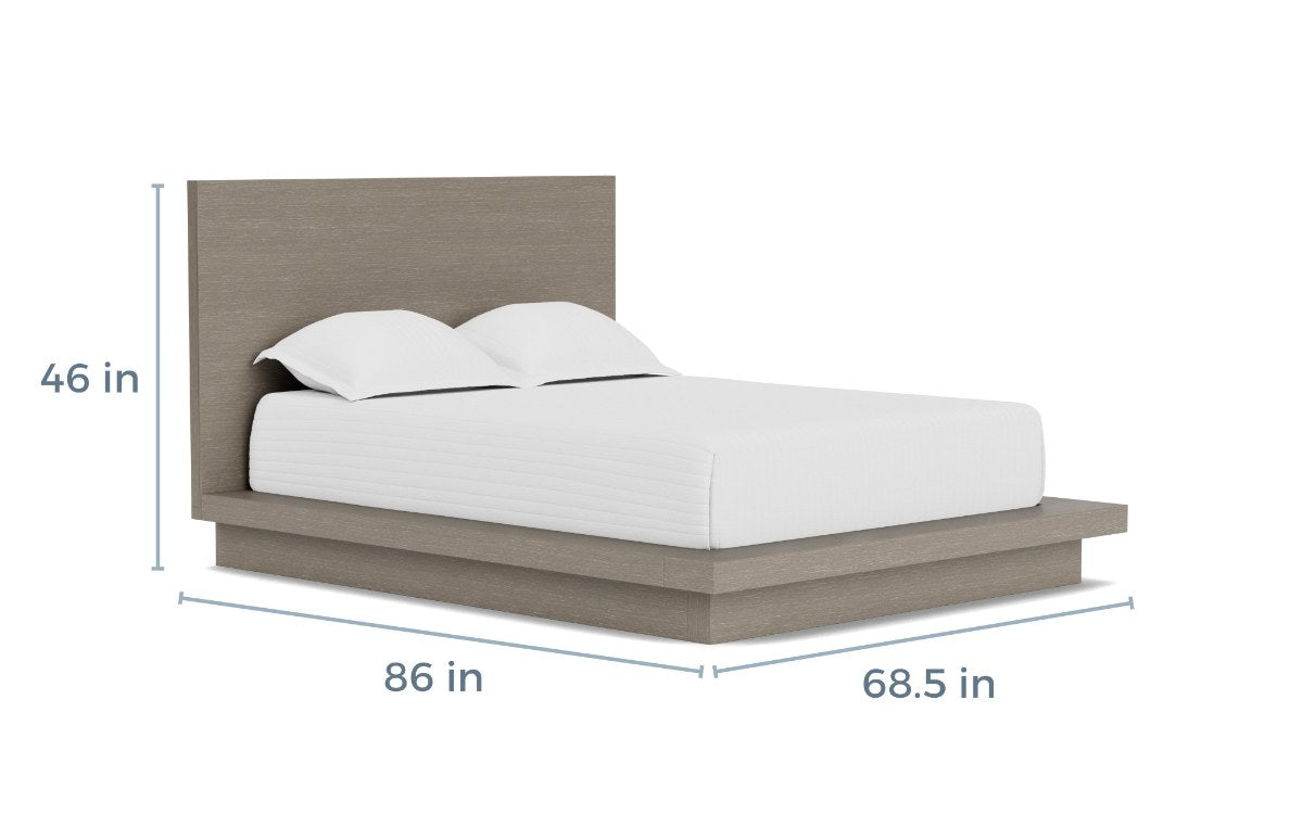 MELBEDR18:Melbourne Panel Bed & Dresser , 