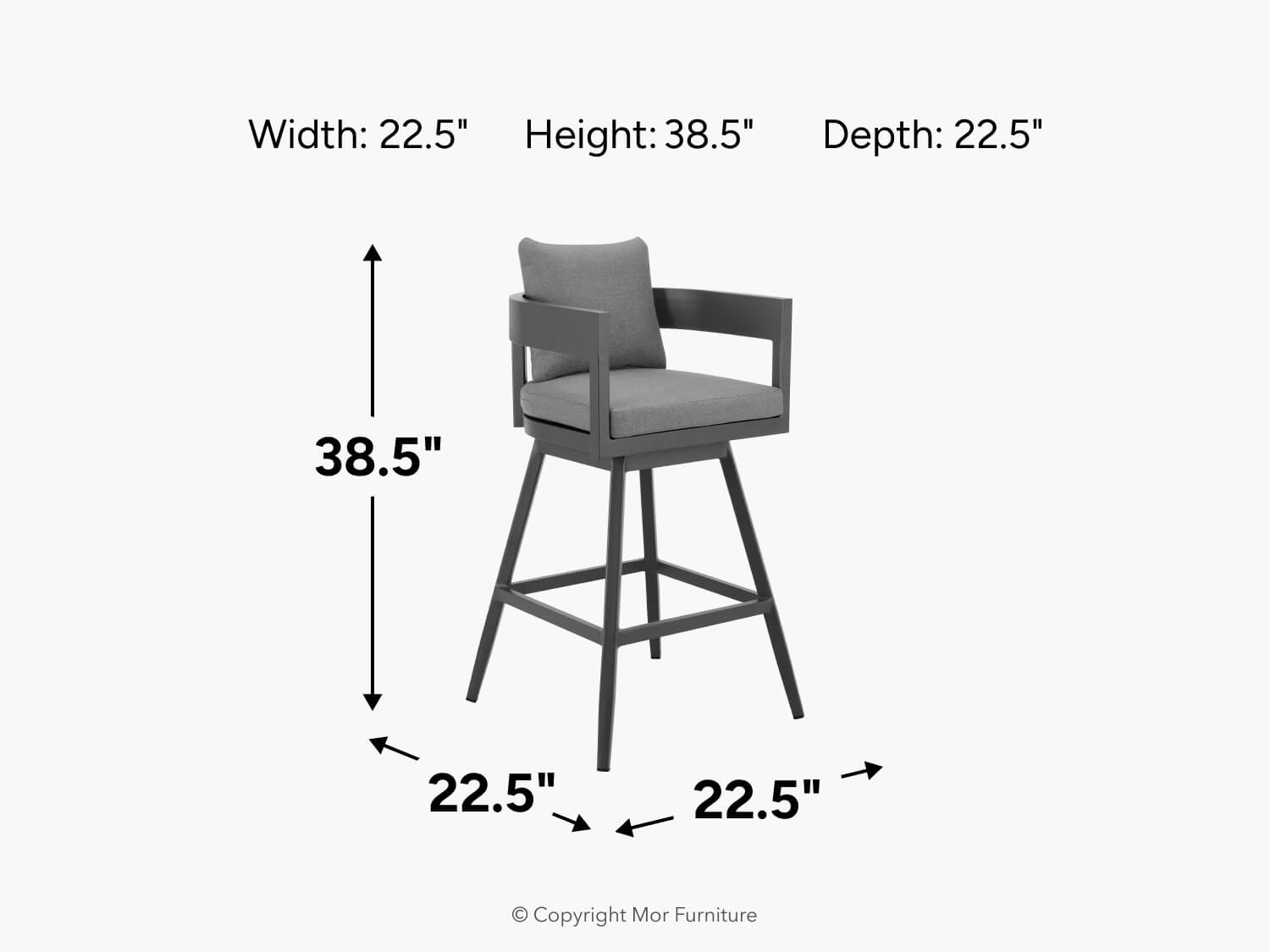 694835589:Menorca Outdoor Barstool, 