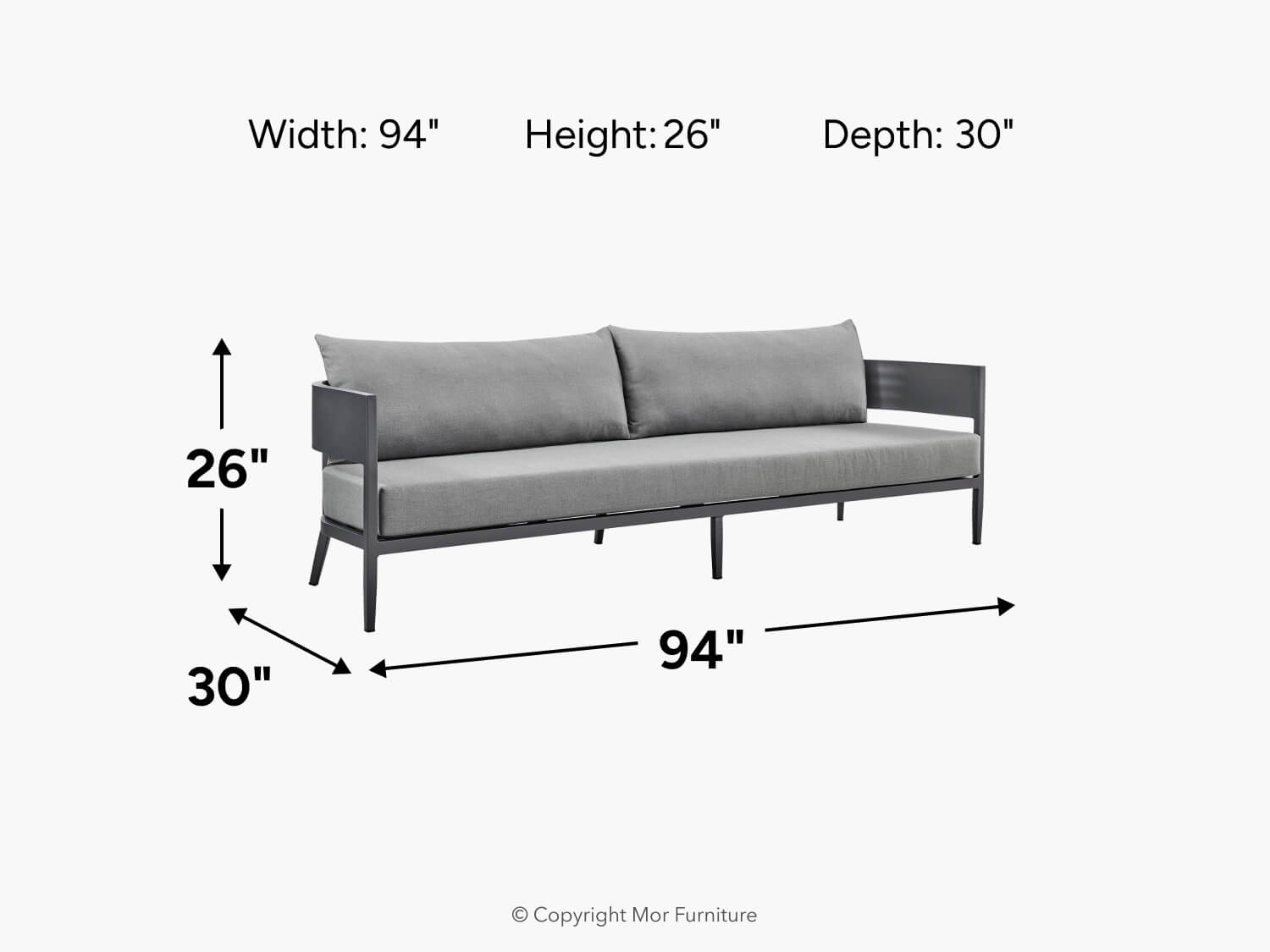 566933706:Menorca Outdoor Sofa, 
