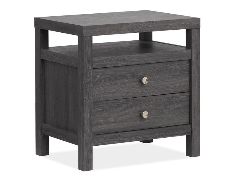 MERRIFI43:Merrifield Panel Bed & Dresser, Angle