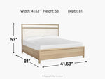 MERRIFI20:Merrifield Upholstered Bed, 