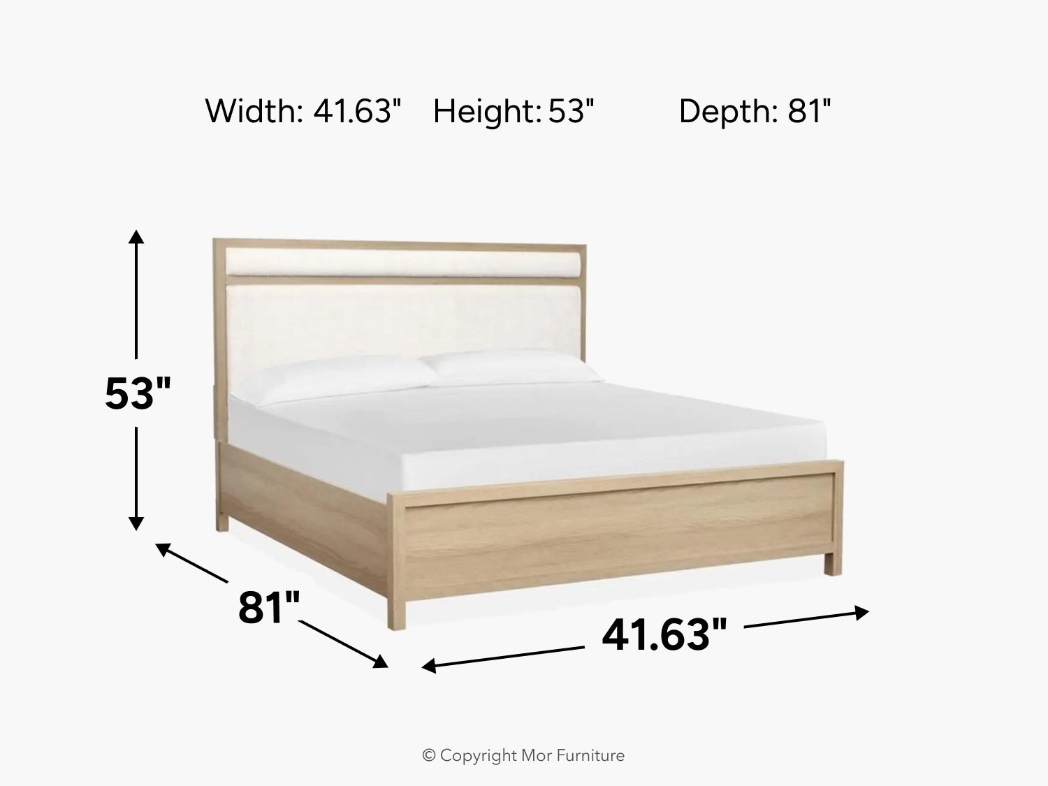 MERRIFI20:Merrifield Upholstered Bed, 