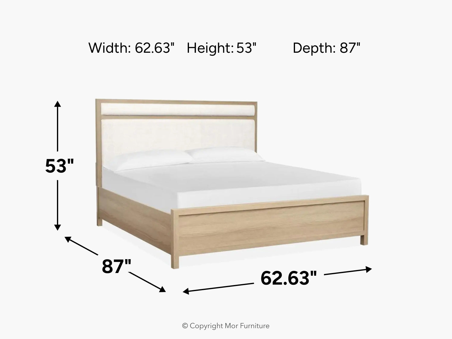 MERRIFI23:Merrifield Upholstered Bed, 