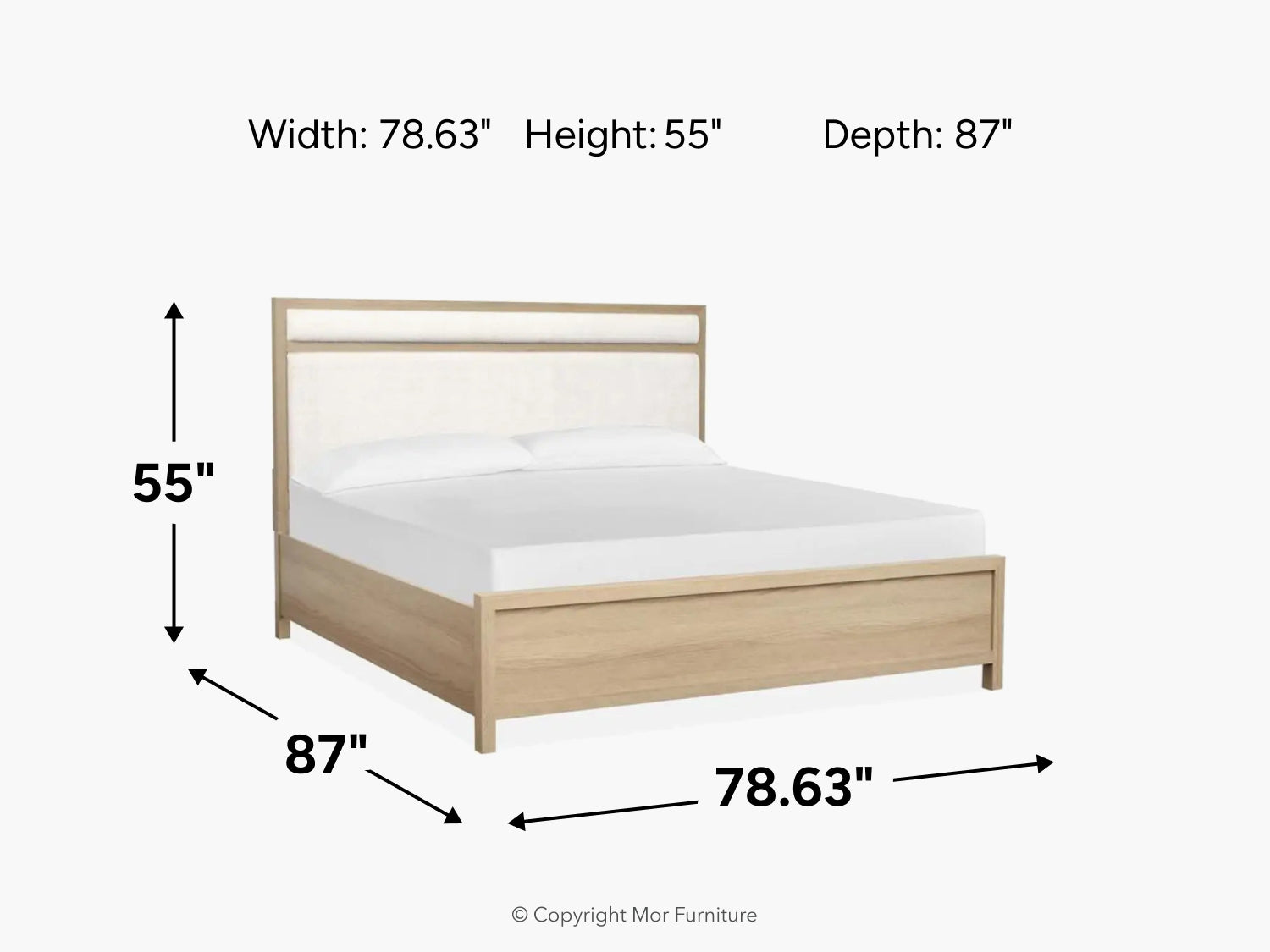 MERRIFI29:Merrifield Upholstered Bed, 