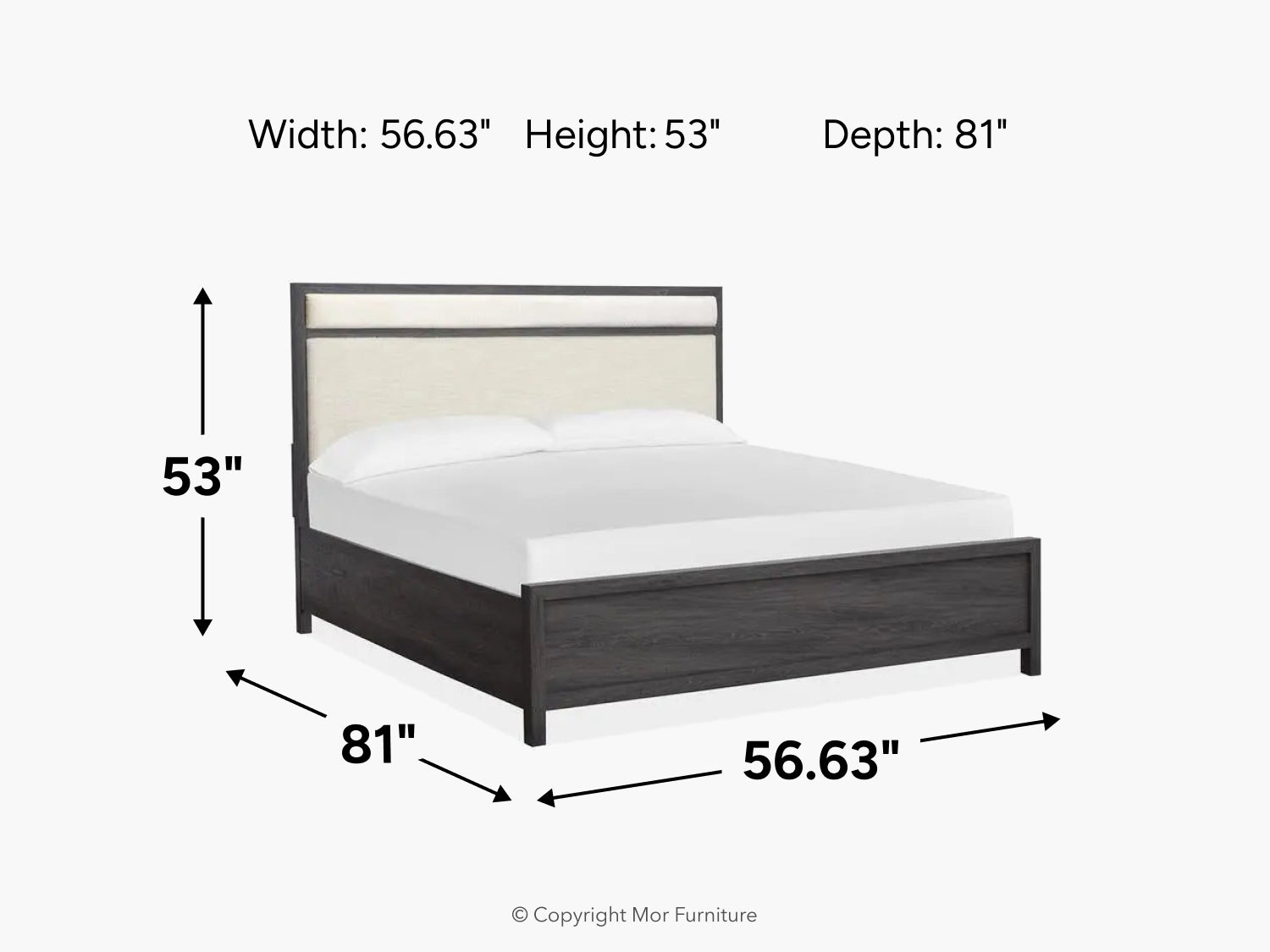 MERRIFI47:Merrifield Upholstered Bed, 