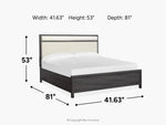 MERRIFI50:Merrifield Upholstered Bed, 