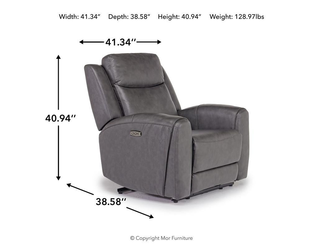 926196851:Mia 2 Power Recliner, Angle