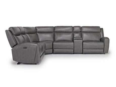 MIA000105:Mia 6 Piece 2 Power Sectional , Angle