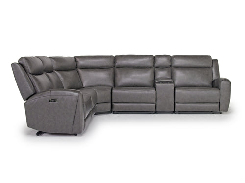 MIA000105:Mia 6 Piece 2 Power Sectional , Angle