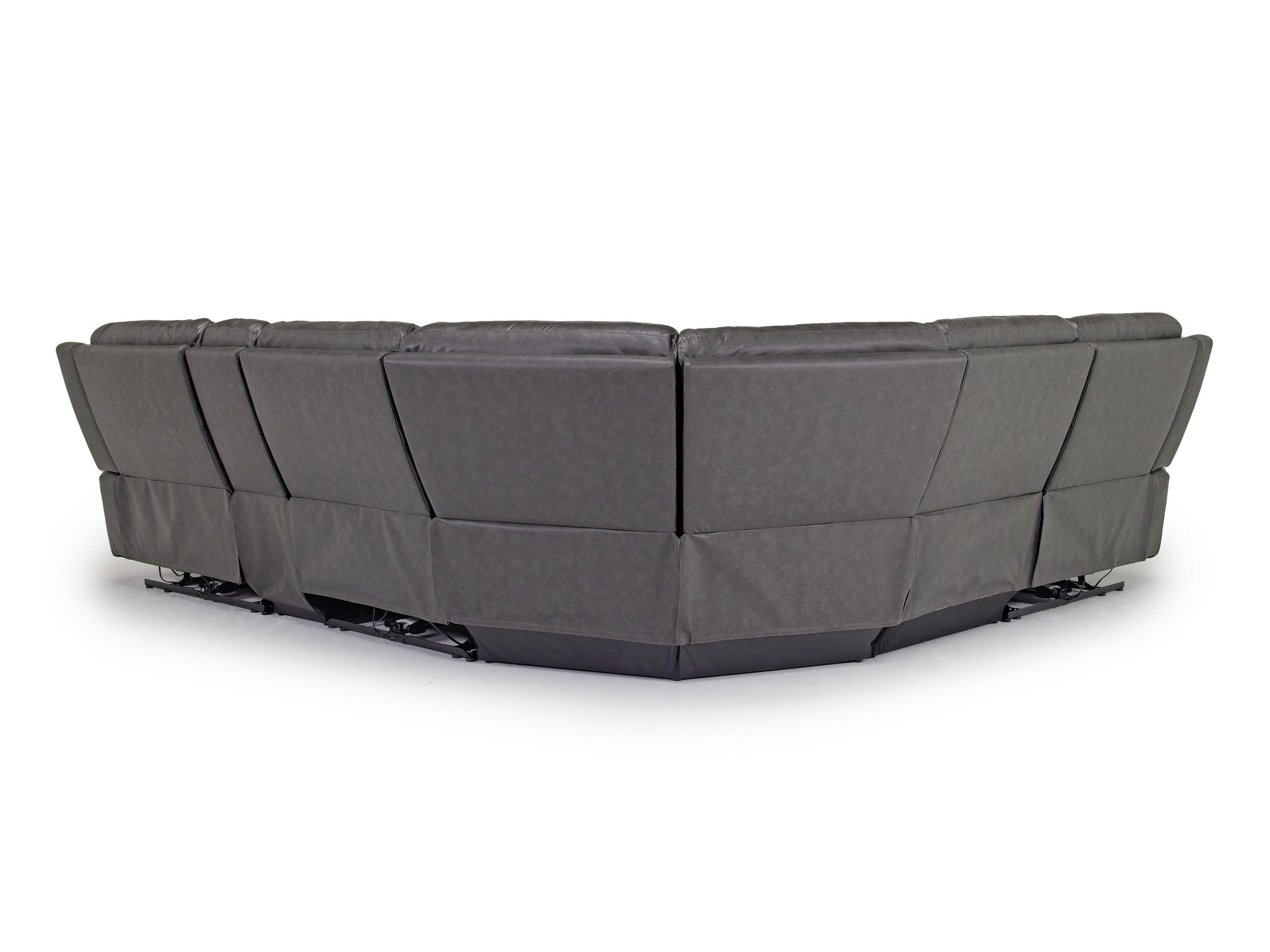 MIA000105:Mia 6 Piece 2 Power Sectional , Back