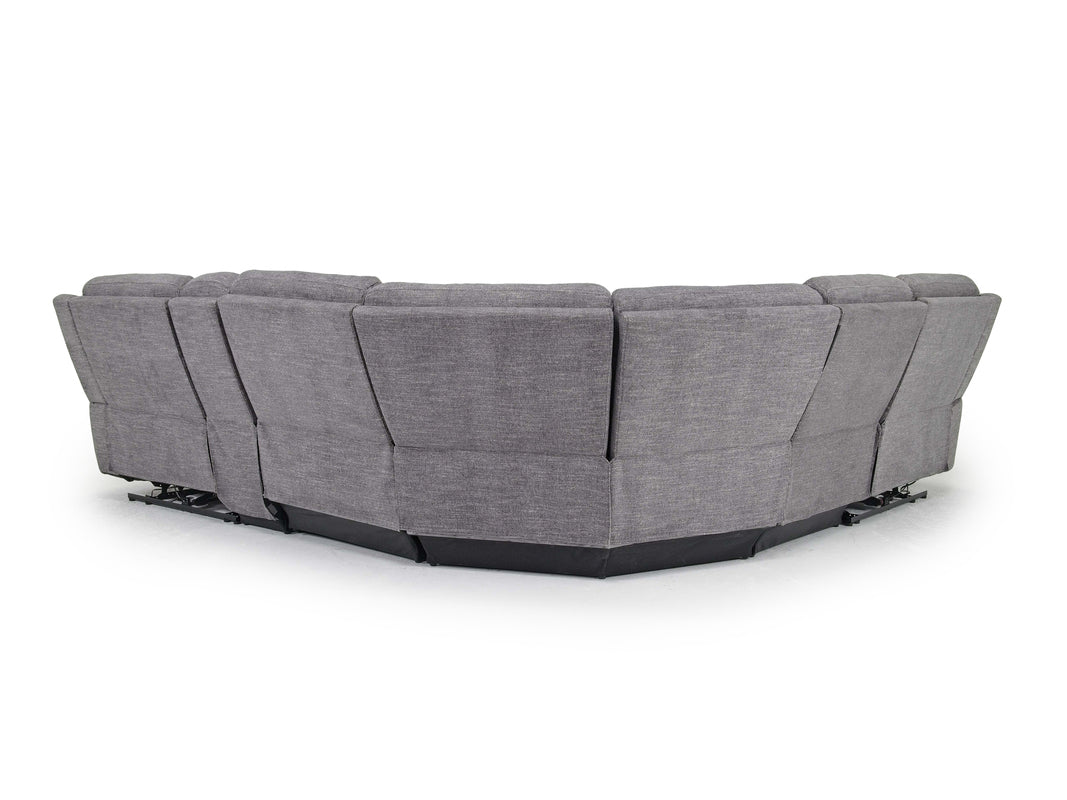 MIA000004:Mia 6 Piece 2 Power Sectional, Back