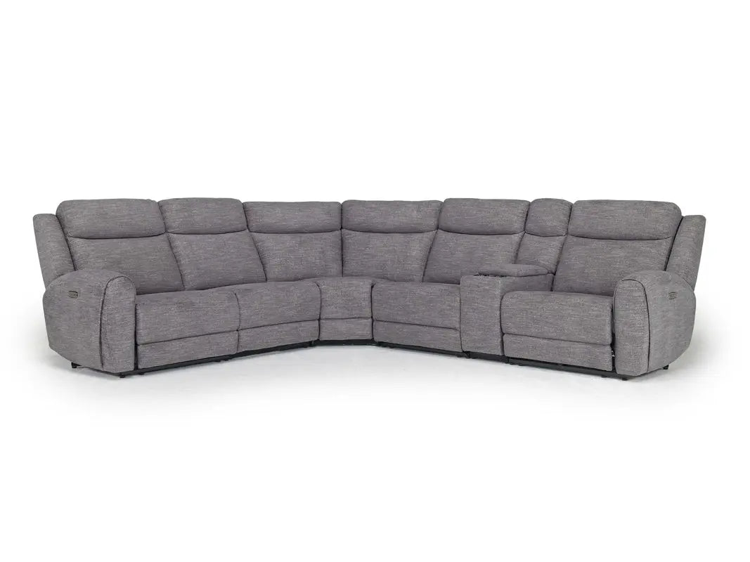 MIA000005:Mia 6 Piece 2 Power Sectional , Angle