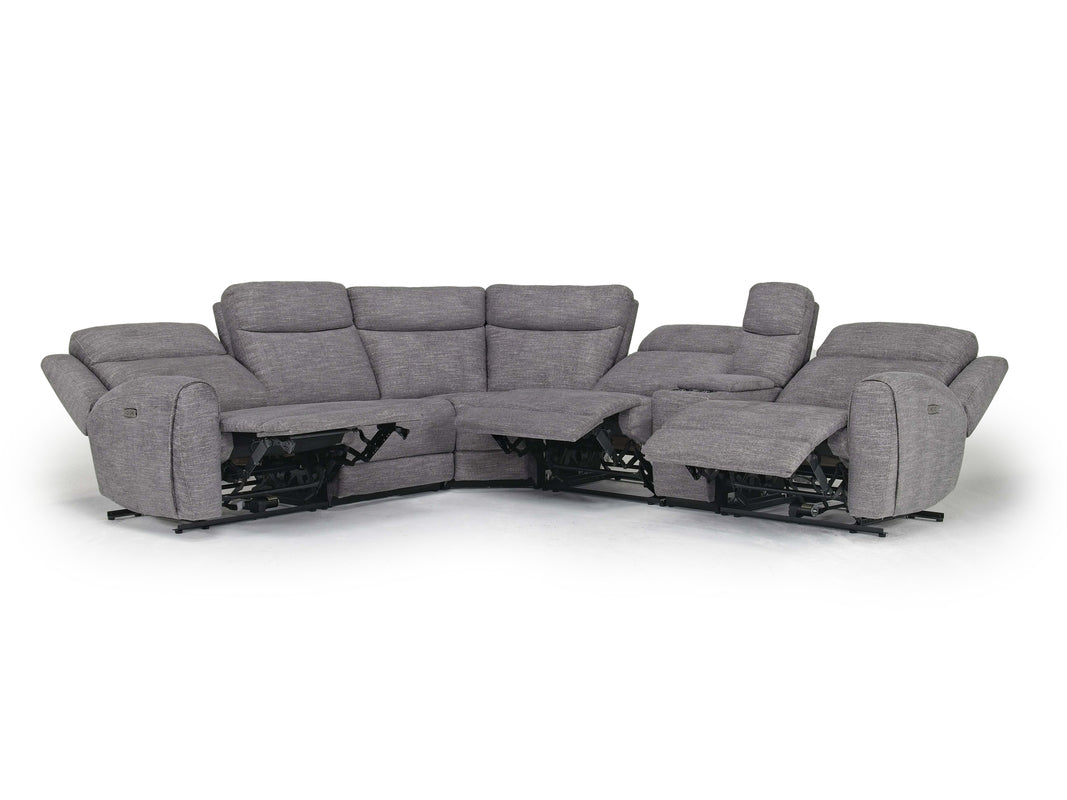 MIA000005:Mia 6 Piece 2 Power Sectional , Angle