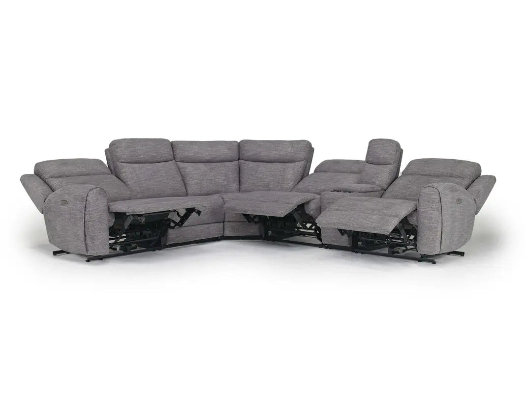 MIA000005:Mia 6 Piece 2 Power Sectional , Angle