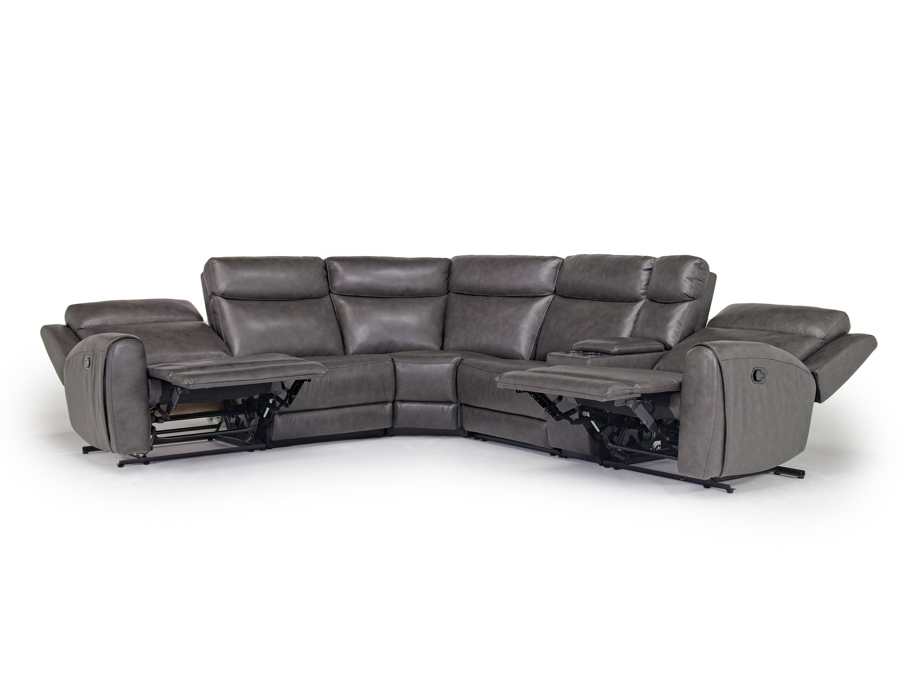 MIA000101:Mia 6 Piece Reclining Sectiona, Angle