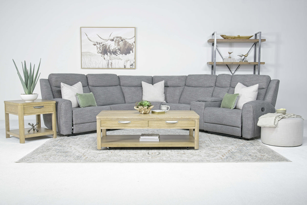 MIA000002:Mia 6 Piece Reclining Sectiona, Styled