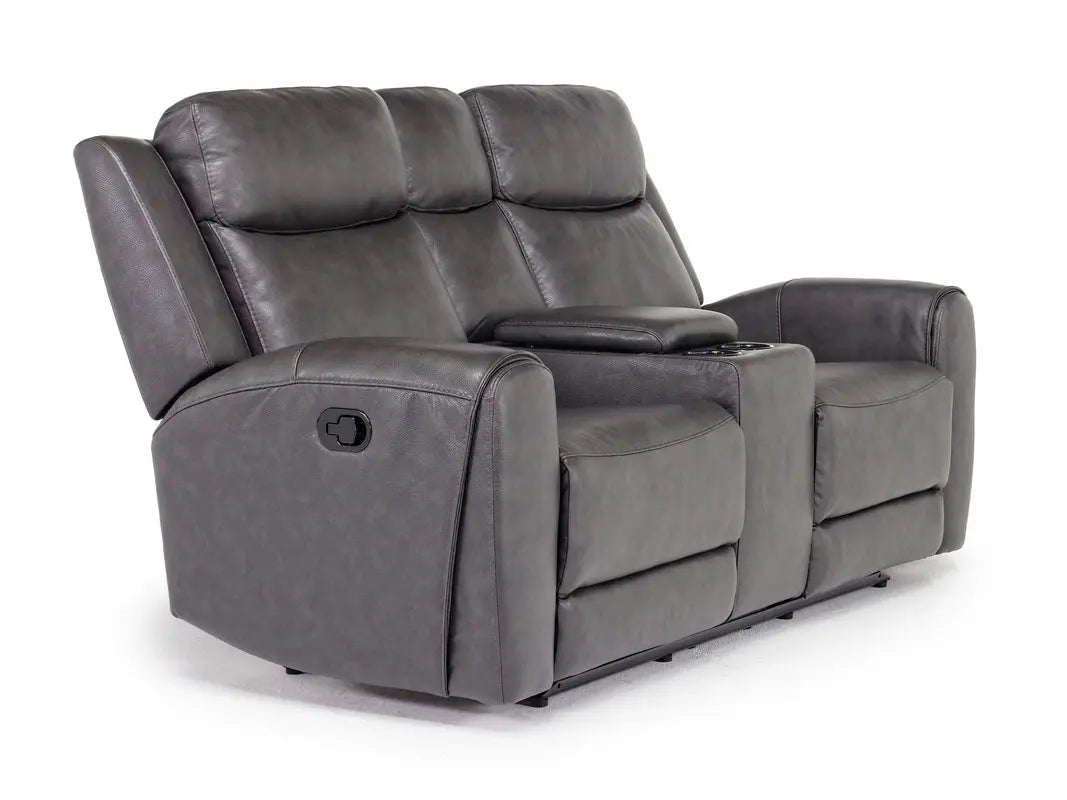 466645903:Mia Reclining Console Loveseat, Angle