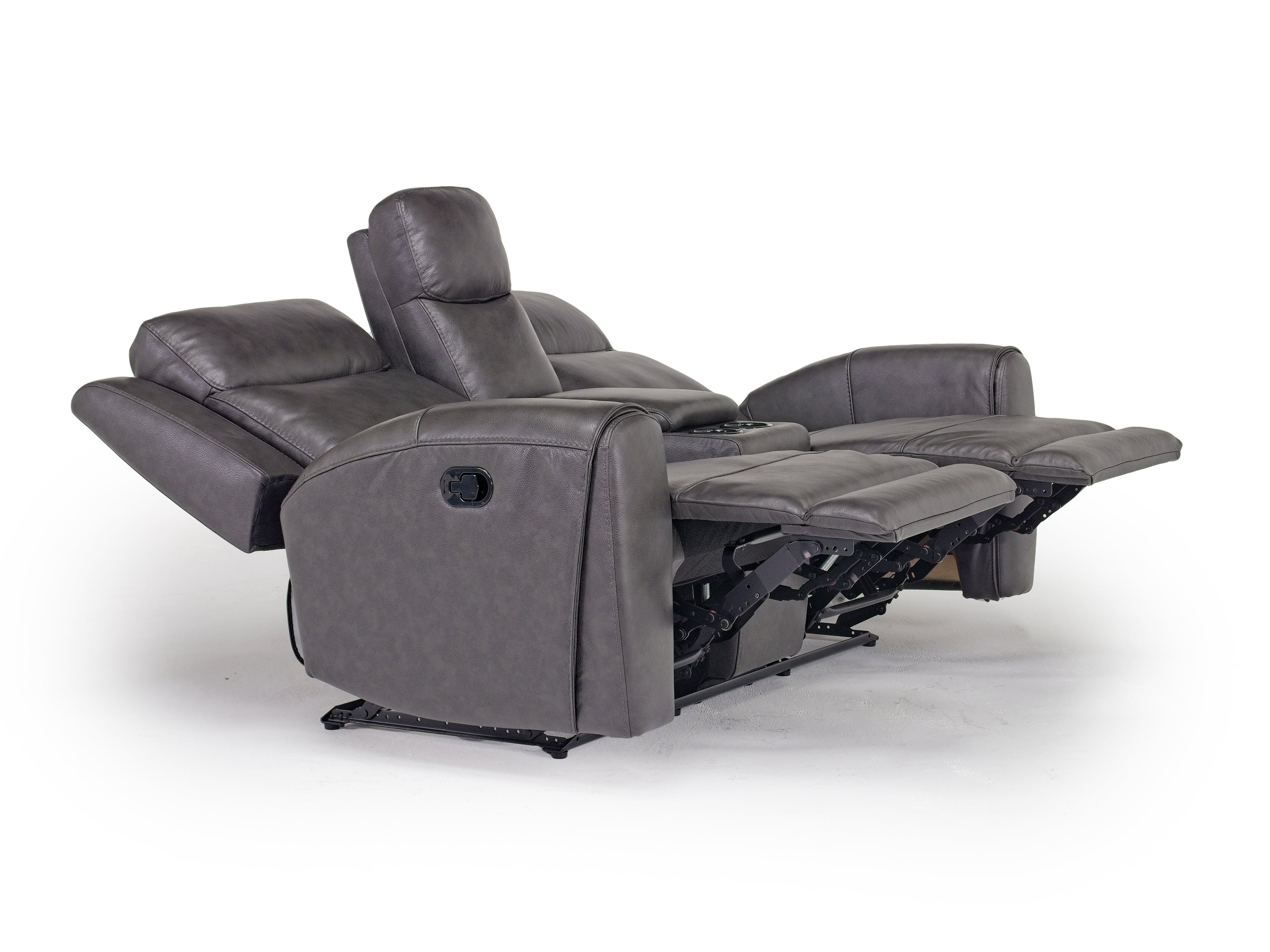 MIA000100:Mia Reclining Sofa & Console L, Styled