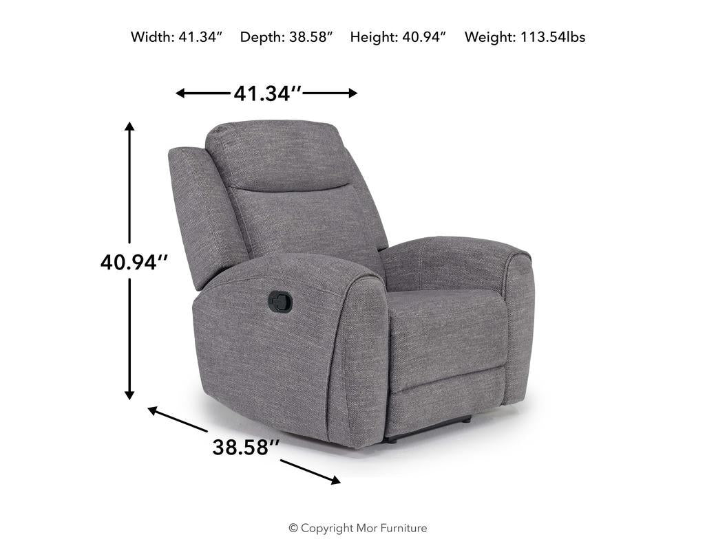 638803583:Mia Recliner, Angle