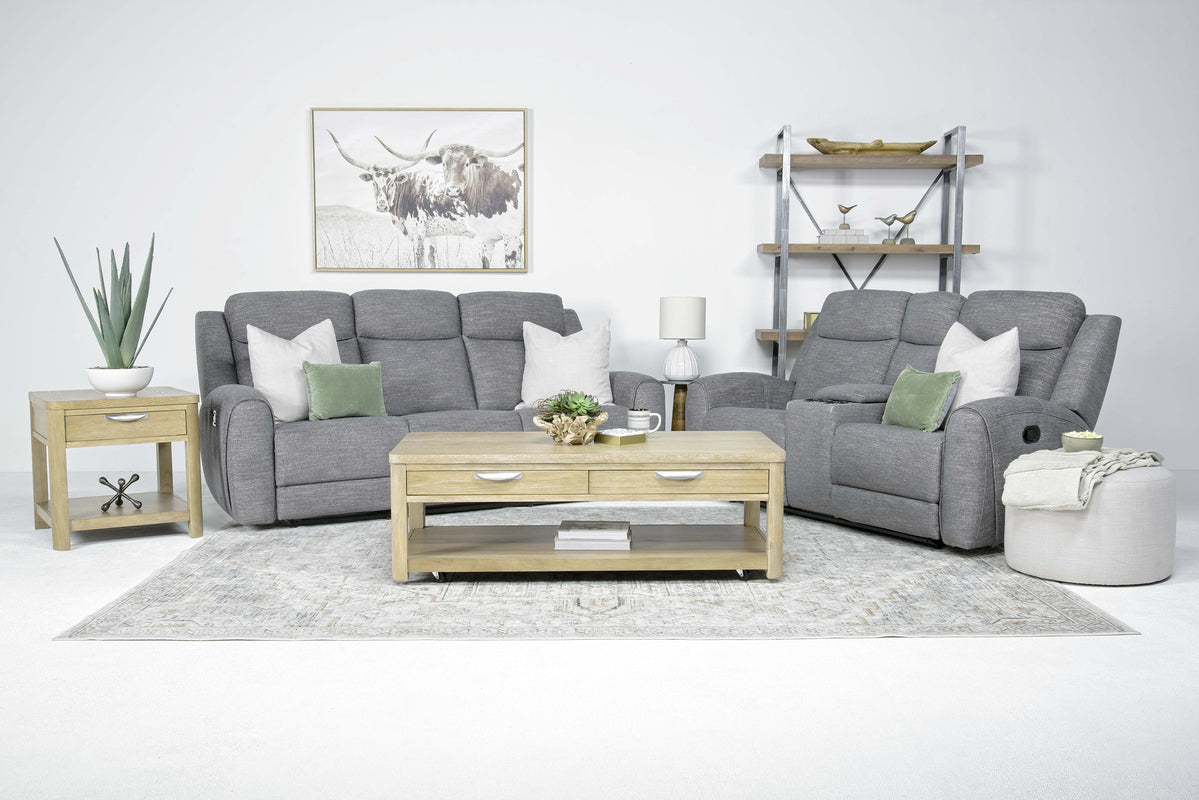 326821836:Mia Reclining Sofa, Styled