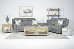 MIA000000:Mia Reclining Sofa & Console L, Styled