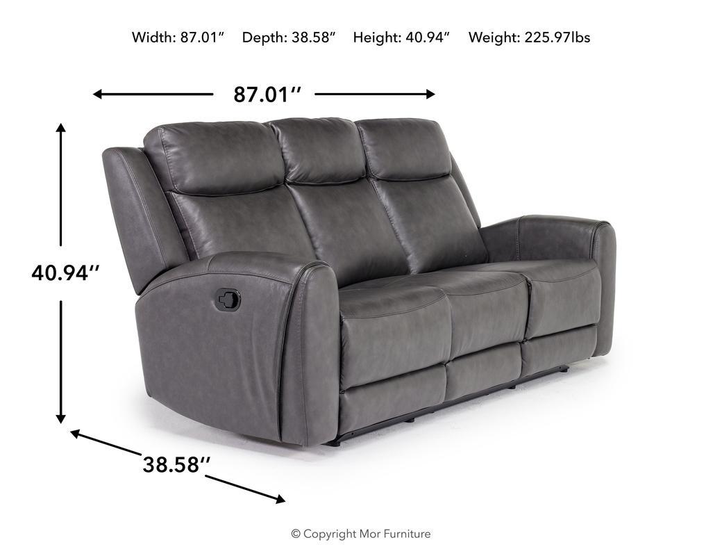 391308611:Mia Reclining Sofa, Angle