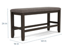 134974290:Miami Counter Height Bench, 
