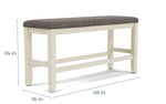 700924166:Miami Counter Height Bench, 