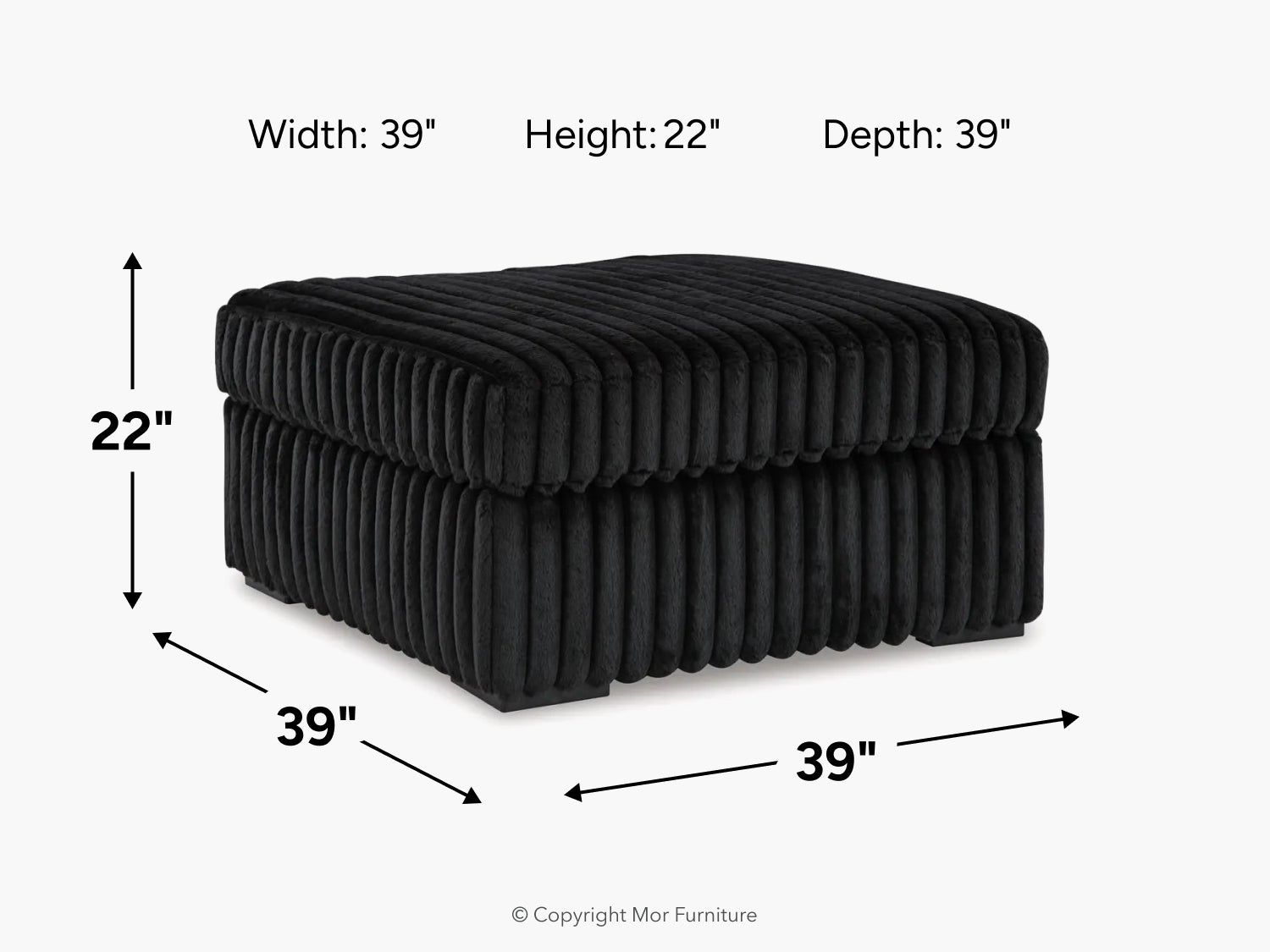 899692119:Midnight Madness Ottoman, 