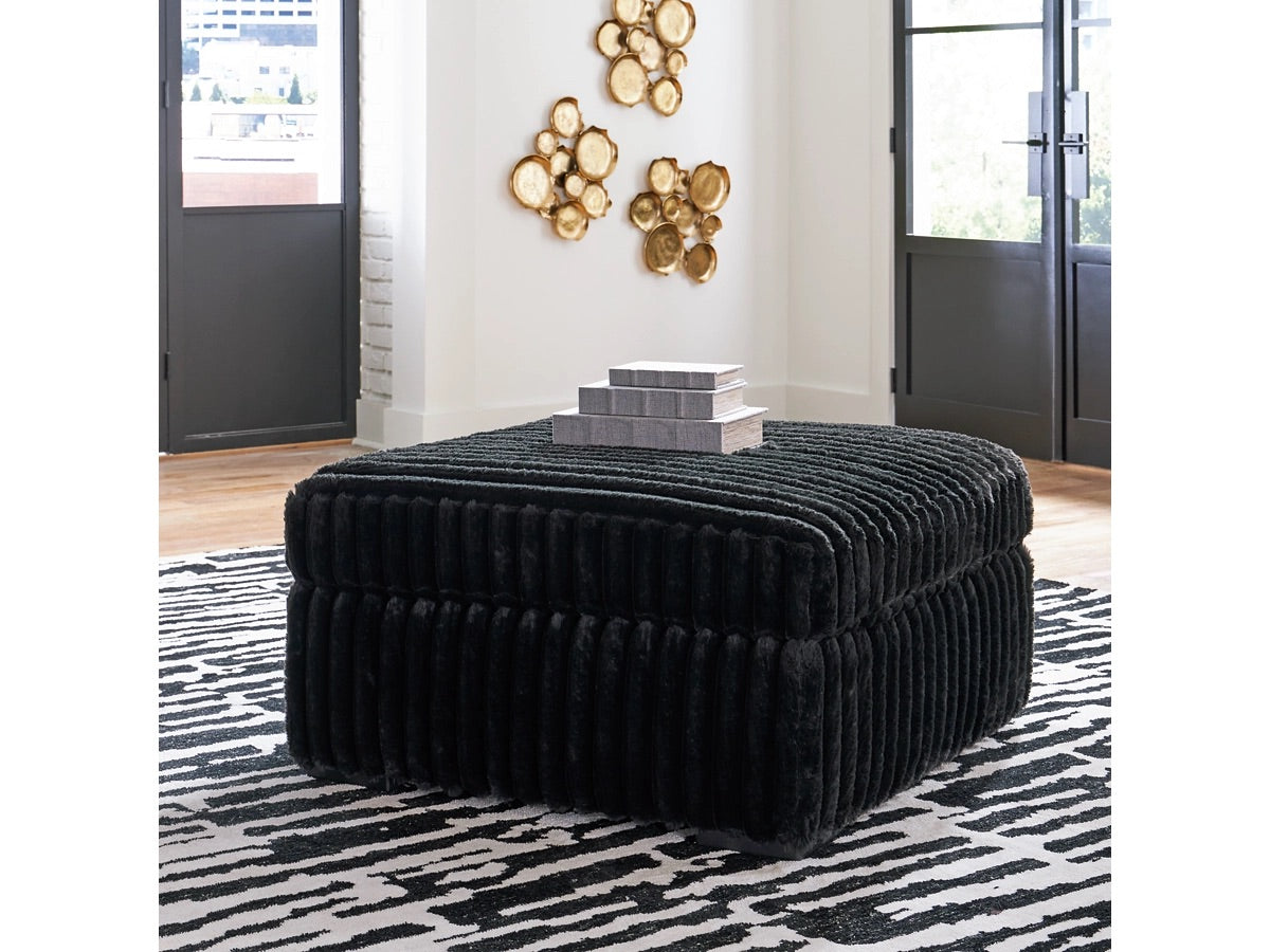 899692119:Midnight Madness Ottoman, Styled