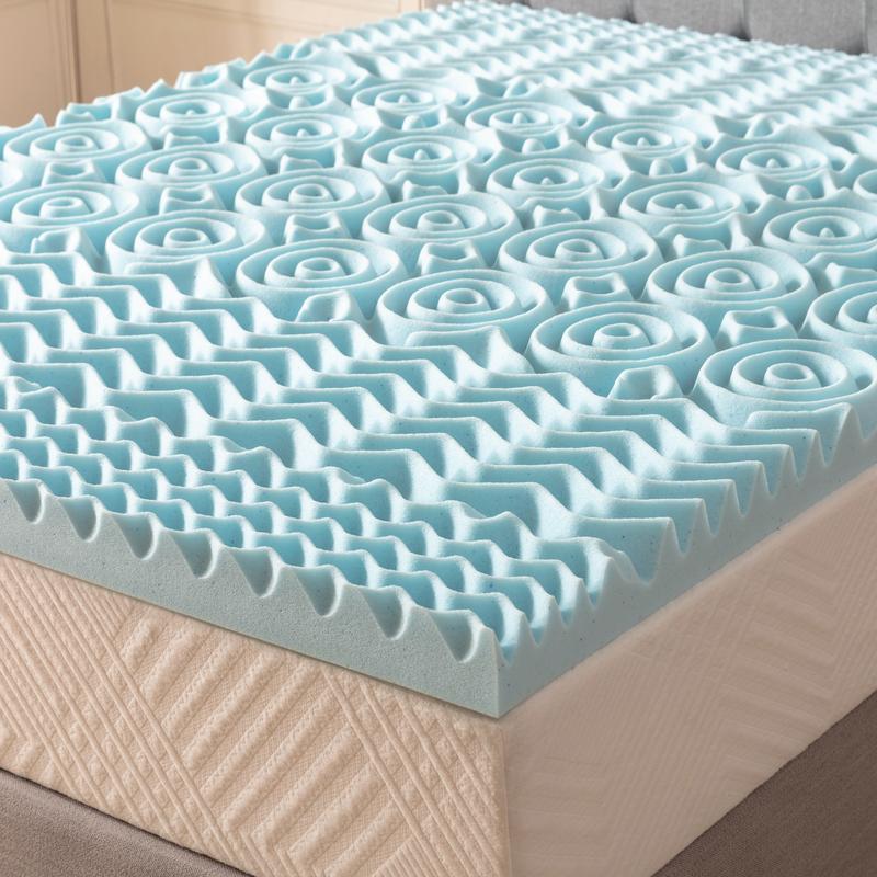 646213730:Mlily Gel Infused 5 Zone Mattr, 