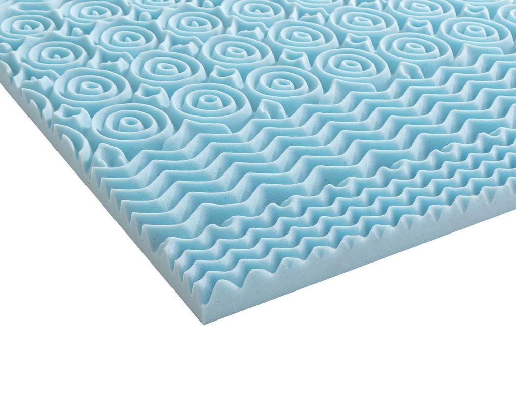 646213730:Mlily Gel Infused 5 Zone Mattr, Front