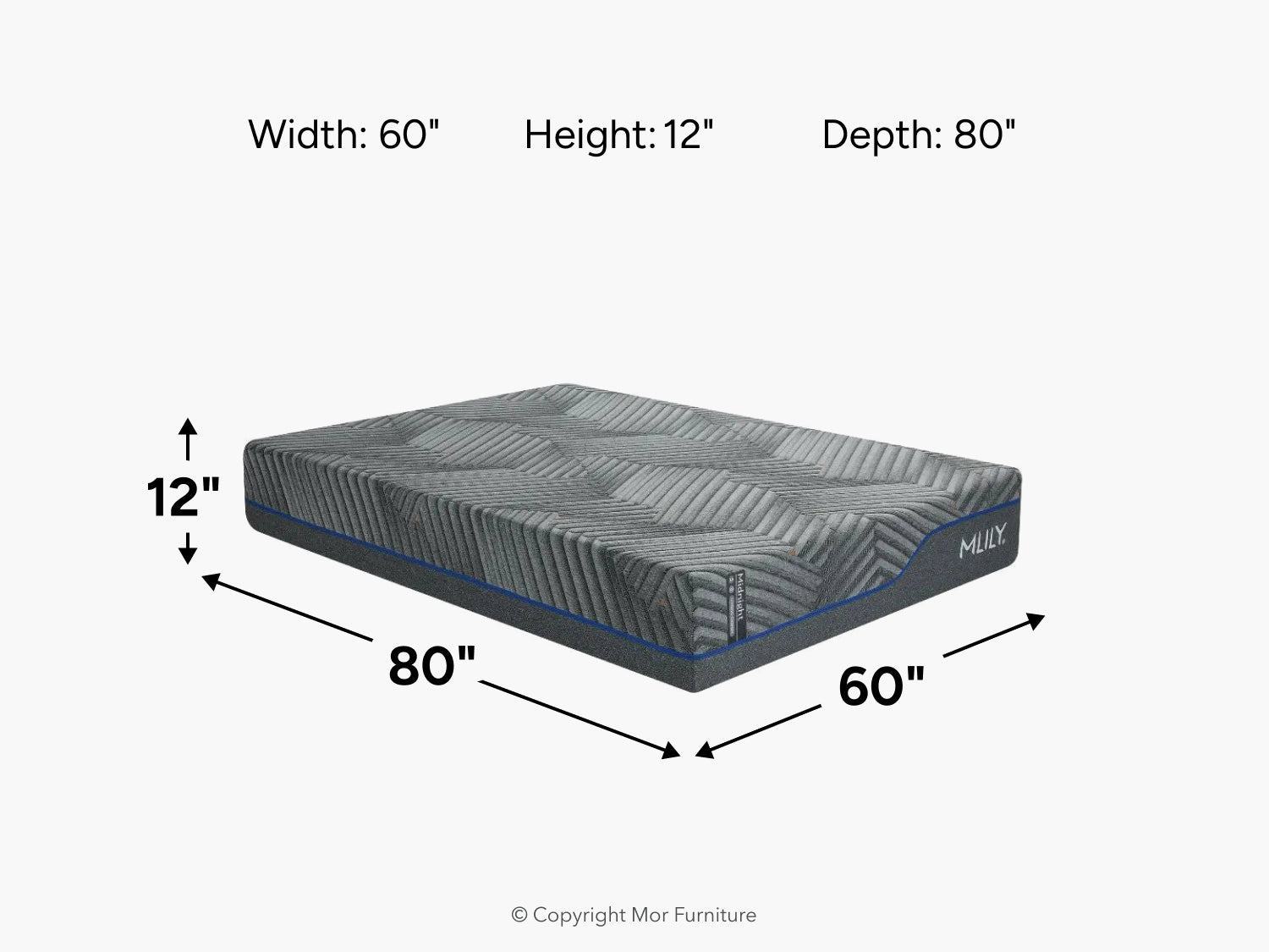 594716357:Mlily Midnight 3.0 Plush Mattress, 