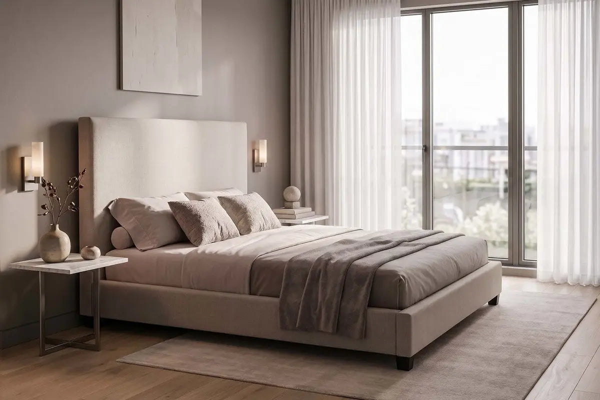 MODRNII40:Modern Upholstered Bed, 