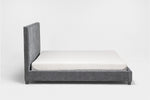 MODRNII22:Modern Upholstered Bed, Side