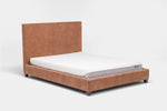MODRNII01:Modern Upholstered Bed, Angled