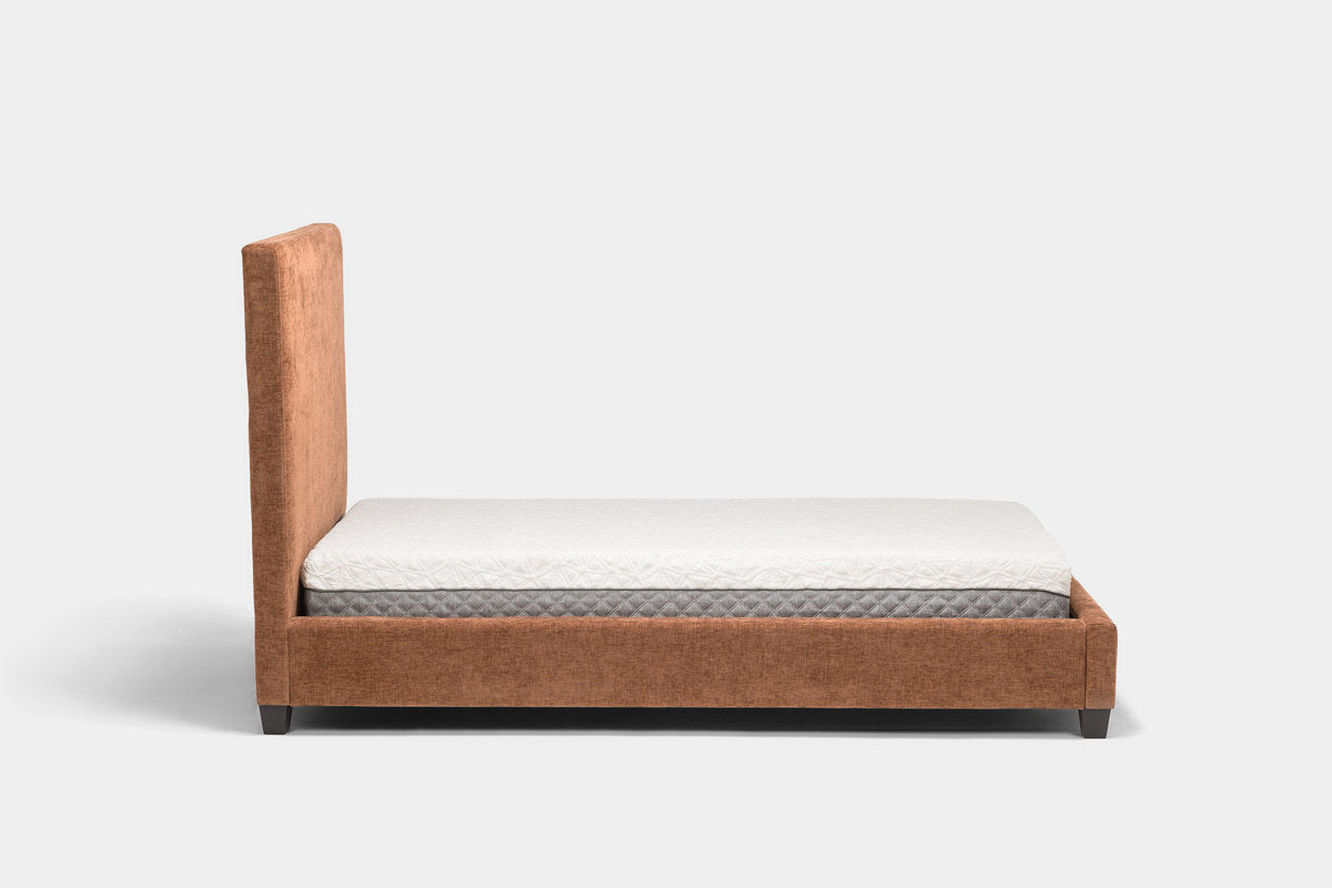 MODRNII13:Modern Upholstered Bed, Side