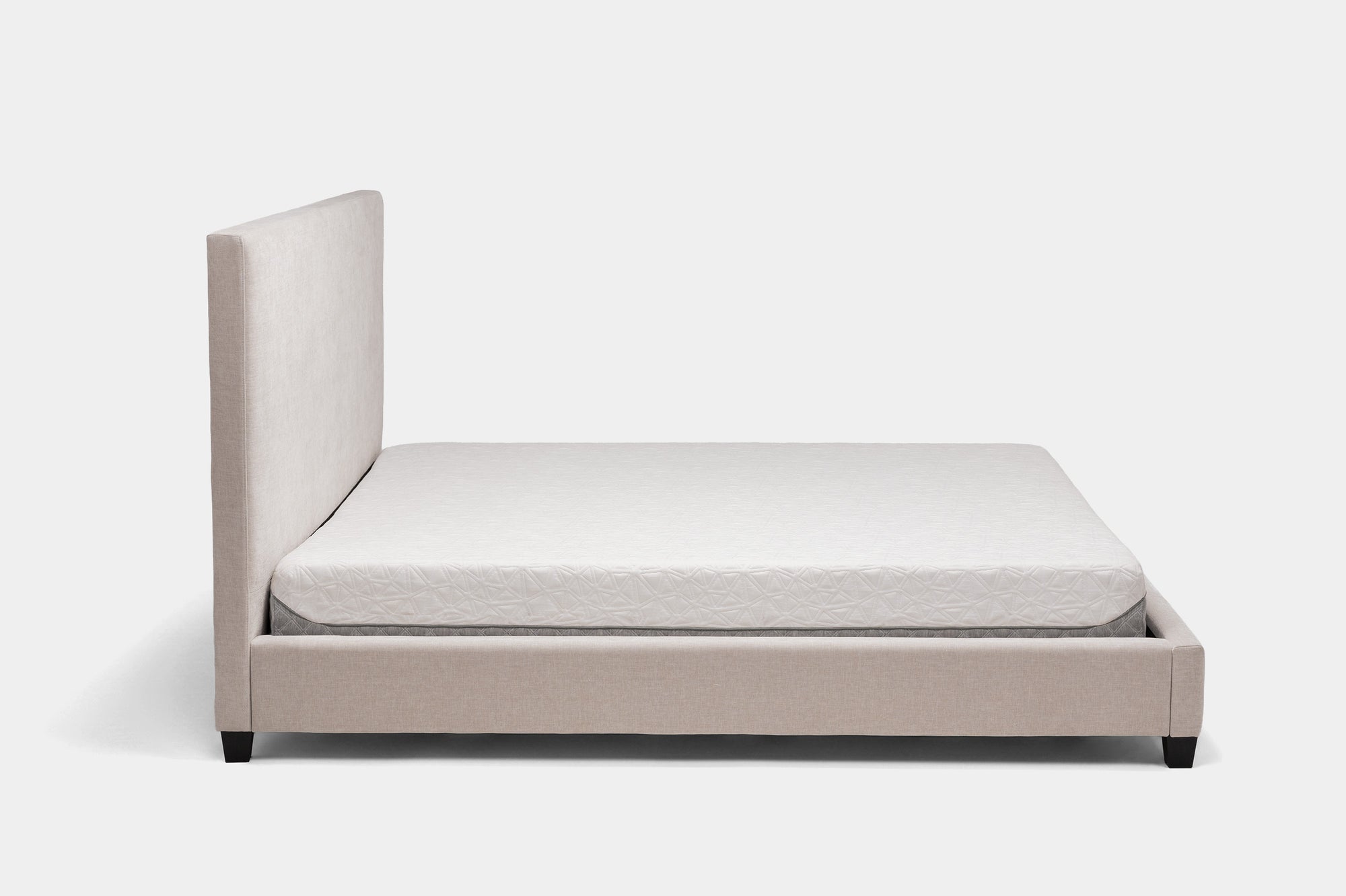 MODRNII37:Modern Upholstered Bed, Side