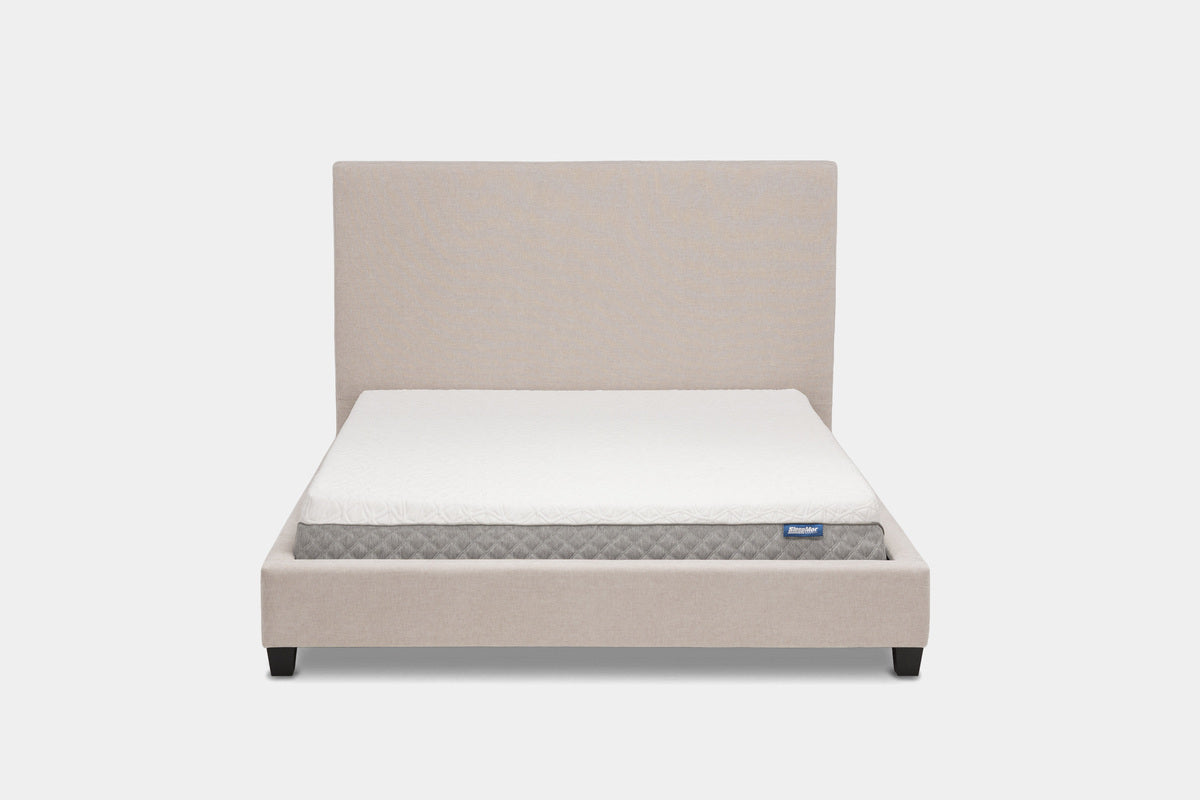 MODRNII40:Modern Upholstered Bed, Front